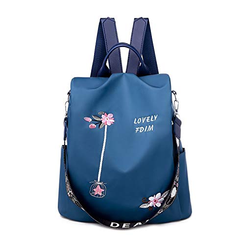 FANDARE Damen Rucksack Mädchen Umhängetasche Handtasche Frauen Schultertasche Schultasche Anti-Diebstahl Schulrucksack passen Reise Campus Schulranzen Rucksäcke Wasserdicht Polyester Blau FANDARE Damen Rucksack Mädchen Umhängetasche Handtasche Frauen Schultertasche Schultasche Anti-Diebstahl Schulrucksack passen Reise Campus Schulranzen Rucksäcke Wasserdicht Polyester Blau von FANDARE