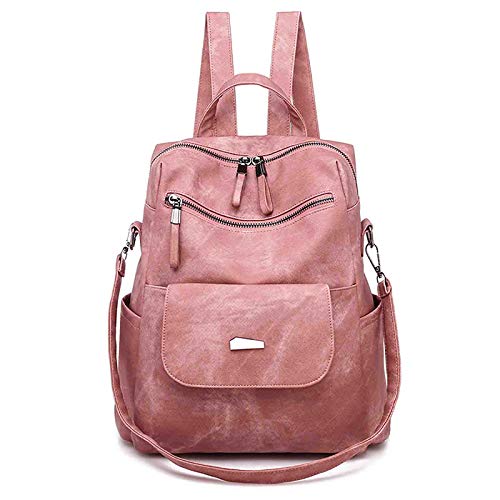 FANDARE Damen Rucksack Schultasche Wasserdicht Handtasche Frauen Umhängetasche Pendler Schulrucksack Mädchen Daypacks für Reise Campus Party Schulranzen Multifunktion Reiserucksack Rosa FANDARE Damen Rucksack Schultasche Wasserdicht Handtasche Frauen Umhängetasche Pendler Schulrucksack Mädchen Daypacks für Reise Campus Party Schulranzen Multifunktion Reiserucksack Rosa von FANDARE