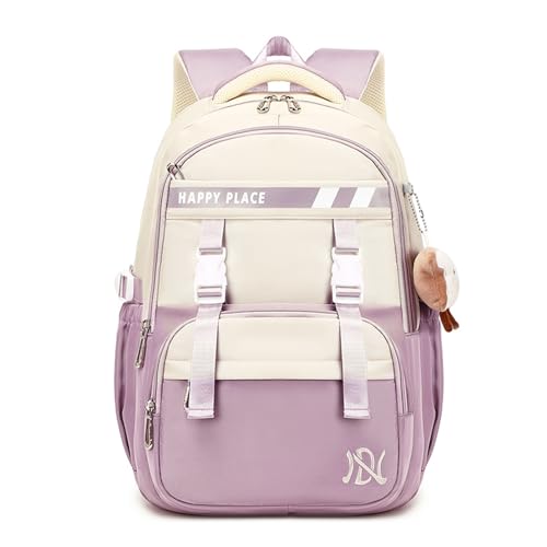 FANDARE Damen Schulrucksack Mädchen Teenager Rucksack Schule Teenager Schulrucksack Junge Kinderrucksack Schultasche Rucksack Daypack Tagesrucksack Rucksack Uni Wasserdicht Daypack School Bag Lila FANDARE Damen Schulrucksack Mädchen Teenager Rucksack Schule Teenager Schulrucksack Junge Kinderrucksack Schultasche Rucksack Daypack Tagesrucksack Rucksack Uni Wasserdicht Daypack School Bag Lila von FANDARE