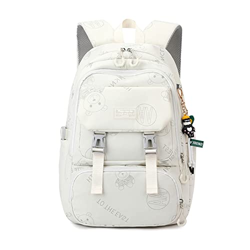 FANDARE Damen-Schultertaschen Daypacks Mode Fahrradrucksäcke Mädchen Schulranzen Herren Laptop Handtaschen Schultertasche Reisetasche für Uni Reisen Freizeit Schule Büro Daypacks Weiss FANDARE Damen-Schultertaschen Daypacks Mode Fahrradrucksäcke Mädchen Schulranzen Herren Laptop Handtaschen Schultertasche Reisetasche für Uni Reisen Freizeit Schule Büro Daypacks Weiss von FANDARE