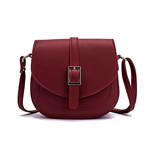FANDARE Damen Umhängetasche Schultertasche Leder Crossbody Bag Damentasche Schulterriemen Frauen Abendtasche Citytasche rot FANDARE Damen Umhängetasche Schultertasche Leder Crossbody Bag Damentasche Schulterriemen Frauen Abendtasche Citytasche rot von FANDARE
