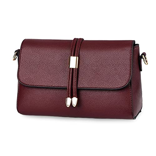 FANDARE Elegant Umhängetasche Damen Schultertasche Frauen Crossbody Bag Damentasche Schulterriemen Frauen Abendtasche Citytasche Reise Handtasche Wasserdicht PU Leder Weinrot FANDARE Elegant Umhängetasche Damen Schultertasche Frauen Crossbody Bag Damentasche Schulterriemen Frauen Abendtasche Citytasche Reise Handtasche Wasserdicht PU Leder Weinrot von FANDARE