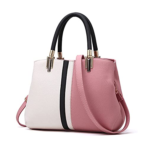 FANDARE Elegante Damen Umhängetaschen Schultertasche Frauen Handtasche PU Leder Wasserdicht für Büro Einkauf Arbeitstasche Reisen Henkeltaschen Crossbody Bag Rosa FANDARE Elegante Damen Umhängetaschen Schultertasche Frauen Handtasche PU Leder Wasserdicht für Büro Einkauf Arbeitstasche Reisen Henkeltaschen Crossbody Bag Rosa von FANDARE