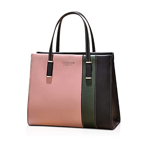 FANDARE Elegante Umhängetaschen Damen Schultertasche Verstellbare Frauen Handtasche PU Leder Wasserdicht Mittelgroß Büro Schule Einkauf Arbeitstasche Reisen Henkeltaschen Rosa FANDARE Elegante Umhängetaschen Damen Schultertasche Verstellbare Frauen Handtasche PU Leder Wasserdicht Mittelgroß Büro Schule Einkauf Arbeitstasche Reisen Henkeltaschen Rosa von FANDARE