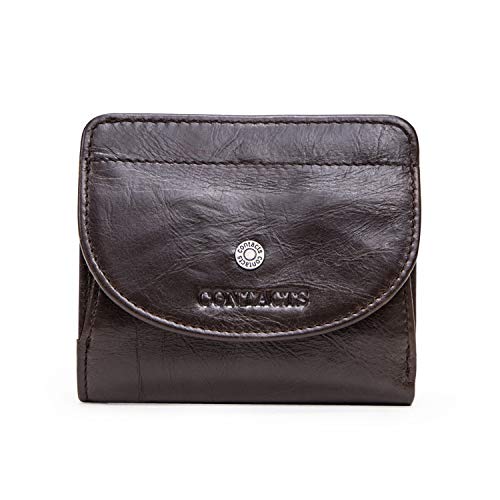 FANDARE Geldbörse Ledergeldbörse Herren Damen Kurz Geldbörse Brieftasche Portmonee Geldklammer Kreditkartenetui Geldbeutel Reise Wallet Braun FANDARE Geldbörse Ledergeldbörse Herren Damen Kurz Geldbörse Brieftasche Portmonee Geldklammer Kreditkartenetui Geldbeutel Reise Wallet Braun von FANDARE