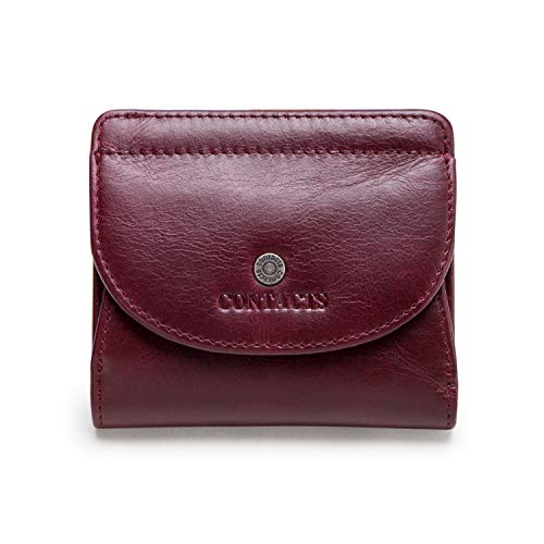FANDARE Geldbörse Ledergeldbörse Herren Damen Kurz Geldbörse Brieftasche Portmonee Geldklammer Kreditkartenetui Geldbeutel Reise Wallet Rot FANDARE Geldbörse Ledergeldbörse Herren Damen Kurz Geldbörse Brieftasche Portmonee Geldklammer Kreditkartenetui Geldbeutel Reise Wallet Rot von FANDARE