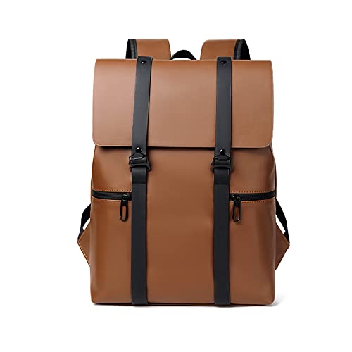 FANDARE Herren Schulrucksack Geschäft Rucksack Schulrucksack Daypacks wasserdichtes PU Schultaschen Leichter Teenager Schultasche Schulranzen Laptop Tasche für Jungen Reisen Hochschule Sport Braun FANDARE Herren Schulrucksack Geschäft Rucksack Schulrucksack Daypacks wasserdichtes PU Schultaschen Leichter Teenager Schultasche Schulranzen Laptop Tasche für Jungen Reisen Hochschule Sport Braun von FANDARE