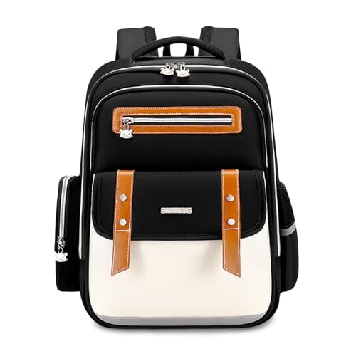 FANDARE Kinderrucksack Rucksack Kinder Lässig Schulranzen mit reflektierenden Streifen Daypacks Schulrucksack Mädchen Junge Schultasche Büchertaschen Tagesrucksack mit Brustgurt & Hüftgurt Schwarz FANDARE Kinderrucksack Rucksack Kinder Lässig Schulranzen mit reflektierenden Streifen Daypacks Schulrucksack Mädchen Junge Schultasche Büchertaschen Tagesrucksack mit Brustgurt & Hüftgurt Schwarz von FANDARE