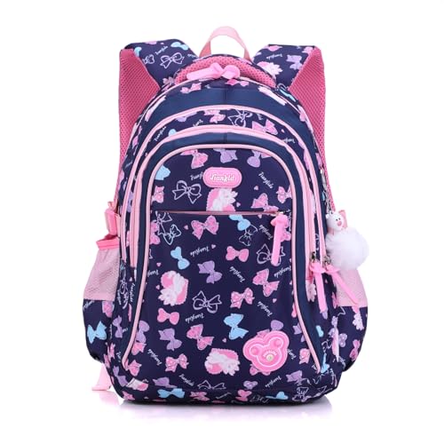 FANDARE Kinderrucksack Rucksack Mädchen Schulrucksack Damen Rucksack Kinder Schultasche für Schüler Outdoor Reise Daypacks Kindergartentasche mit Brustgurt wasserdicht Nylon Dunkelblau FANDARE Kinderrucksack Rucksack Mädchen Schulrucksack Damen Rucksack Kinder Schultasche für Schüler Outdoor Reise Daypacks Kindergartentasche mit Brustgurt wasserdicht Nylon Dunkelblau von FANDARE