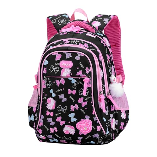 FANDARE Kinderrucksack Rucksack Mädchen Schulrucksack Damen Rucksack Kinder Schultasche für Schüler Outdoor Reise Daypacks Kindergartentasche mit Brustgurt wasserdicht Nylon Schwarz FANDARE Kinderrucksack Rucksack Mädchen Schulrucksack Damen Rucksack Kinder Schultasche für Schüler Outdoor Reise Daypacks Kindergartentasche mit Brustgurt wasserdicht Nylon Schwarz von FANDARE