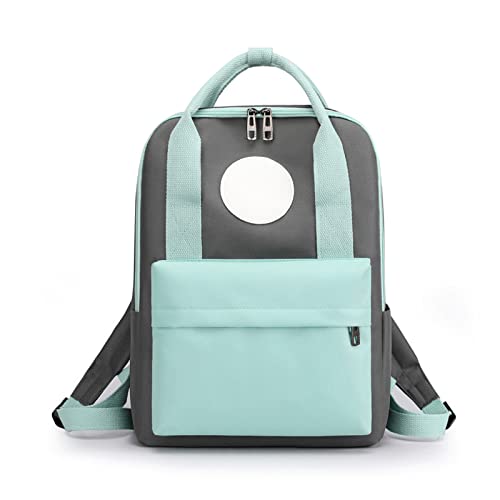 FANDARE Kinderrucksack Schulranzen Schultaschen Jungen Mädchen Schulrucksack Jugendliche Schultasche für Schüler Outdoor Reise Daypacks Kindergartentasche Rucksack Wasserdicht Grau Grün von FANDARE