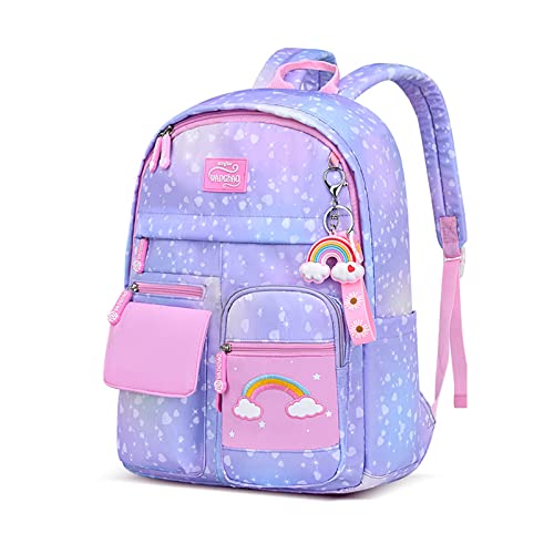 FANDARE Kinderrucksack Schulranzen Schultaschen Mädchen Schulrucksack Kinder Schultasche für 4-9 Klasse Schüler Outdoor Reise Daypacks Kindergartentasche Rucksack Wasserdicht Nylon Violett FANDARE Kinderrucksack Schulranzen Schultaschen Mädchen Schulrucksack Kinder Schultasche für 4-9 Klasse Schüler Outdoor Reise Daypacks Kindergartentasche Rucksack Wasserdicht Nylon Violett von FANDARE