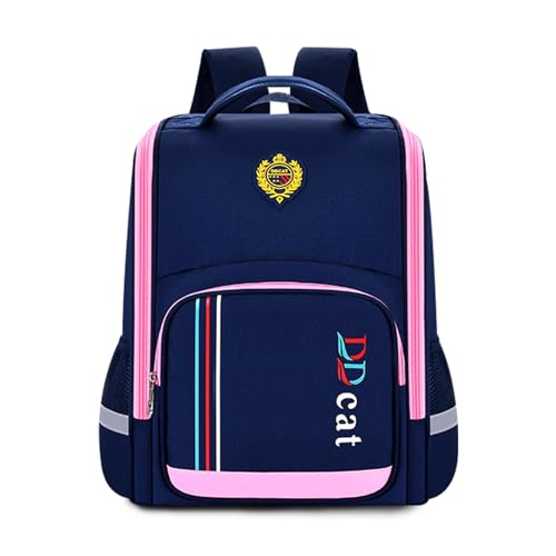 FANDARE Kinderrucksack Schulrucksack für Mädchen Junge Color-blocking Daypack Schulranzen Rucksack Büchertaschen Schultasche im britischen Stil Tagesrucksack Rucksack Schule Daypacks für 3-6 Note Rosa FANDARE Kinderrucksack Schulrucksack für Mädchen Junge Color-blocking Daypack Schulranzen Rucksack Büchertaschen Schultasche im britischen Stil Tagesrucksack Rucksack Schule Daypacks für 3-6 Note Rosa von FANDARE