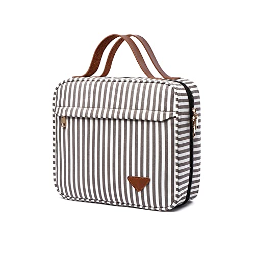 FANDARE Kulturbeutel Damen Kosmetiktasche Herren Kulturtasche zum Aufhängen Große Kosmetiktasche Organizer Make-up-Tasche Schminktasche Waschtasche Schminktasche Braun FANDARE Kulturbeutel Damen Kosmetiktasche Herren Kulturtasche zum Aufhängen Große Kosmetiktasche Organizer Make-up-Tasche Schminktasche Waschtasche Schminktasche Braun von FANDARE