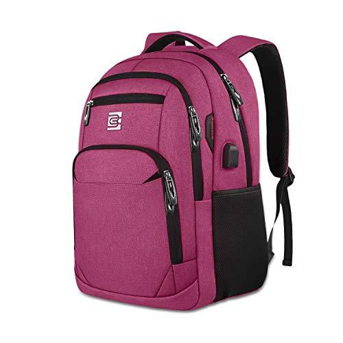 FANDARE Laptop Rucksack Schulrucksack Damen Herren 15.6 Zoll Laptop-Tasche mit USB Business Rucksäcke Reise Schulranzen Schultasche Daypack Wasserdicht Polyester Rot FANDARE Laptop Rucksack Schulrucksack Damen Herren 15.6 Zoll Laptop-Tasche mit USB Business Rucksäcke Reise Schulranzen Schultasche Daypack Wasserdicht Polyester Rot von FANDARE