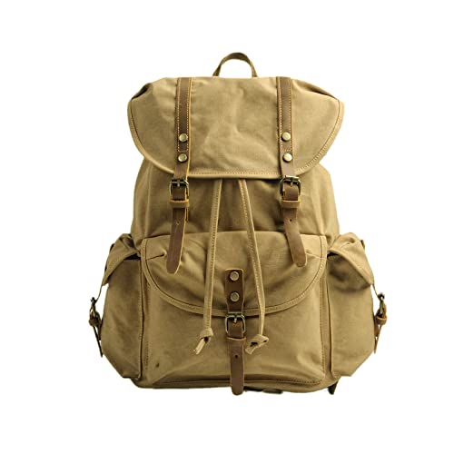 FANDARE Leinwand Wanderrucksack Rucksack Schulranzen Schultaschen mit Kordelzug Trekkingrucksack Reiserucksack Outdoorrucksack für Herren Damen Camping Radfahren Klettern Bergsteigen und Reisen Sport FANDARE Leinwand Wanderrucksack Rucksack Schulranzen Schultaschen mit Kordelzug Trekkingrucksack Reiserucksack Outdoorrucksack für Herren Damen Camping Radfahren Klettern Bergsteigen und Reisen Sport von FANDARE