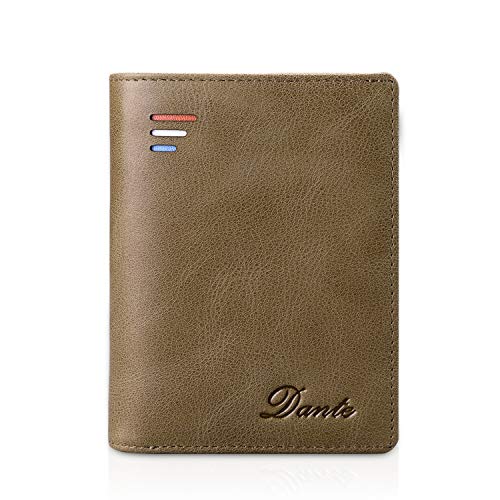 FANDARE Mode Geldbörse Herren Kurz Geldbörse Brieftasche Portemonnaie Leder Geldbeutel mit 10 * Kreditkartenfächern, ID-Fenster, für Reise, Party, Hochzeit, geschäft Khaki FANDARE Mode Geldbörse Herren Kurz Geldbörse Brieftasche Portemonnaie Leder Geldbeutel mit 10 * Kreditkartenfächern, ID-Fenster, für Reise, Party, Hochzeit, geschäft Khaki von FANDARE