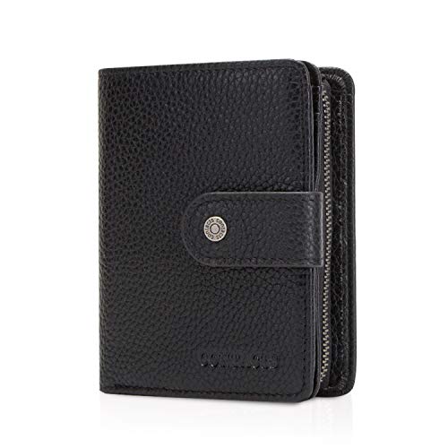 FANDARE Mode Geldbörse Herren mit RFID Kurz Geldbörse Brieftasche Portemonnaie Leder Geldbeutel mit 12 * Kreditkartenfächern, 1*Münzfach, für Reise, Party, Hochzeit Schwarz FANDARE Mode Geldbörse Herren mit RFID Kurz Geldbörse Brieftasche Portemonnaie Leder Geldbeutel mit 12 * Kreditkartenfächern, 1*Münzfach, für Reise, Party, Hochzeit Schwarz von FANDARE
