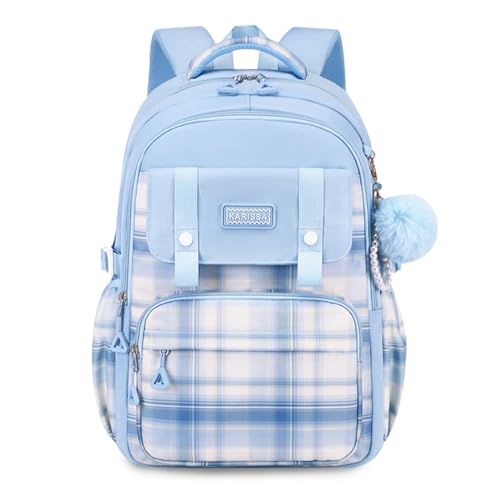 FANDARE Mode Schulrucksack Teenager Schulrucksack Mädchen Junge Schultasche Rucksack Color-Blocking Daypack Schule Tagesrucksack Rucksack Leichter Uni Büchertaschen Kinderrucksack Blau FANDARE Mode Schulrucksack Teenager Schulrucksack Mädchen Junge Schultasche Rucksack Color-Blocking Daypack Schule Tagesrucksack Rucksack Leichter Uni Büchertaschen Kinderrucksack Blau von FANDARE