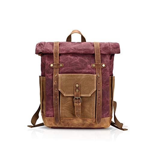 FANDARE Mode Schultasche Herren 15.6 inch Laptop Rucksack Grosse Kapazität Reiserucksack Outdoor Trekkingrucksacke Segeltuch Rot FANDARE Mode Schultasche Herren 15.6 inch Laptop Rucksack Grosse Kapazität Reiserucksack Outdoor Trekkingrucksacke Segeltuch Rot von FANDARE