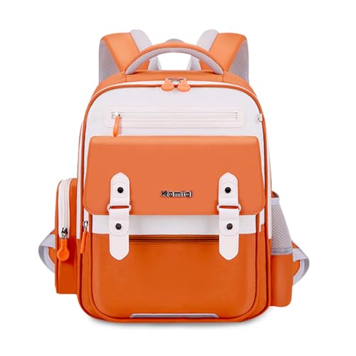 FANDARE Neu Kinderrucksack Kinder Rucksack Schulranzen mit reflektierenden Streifen Daypacks Schulrucksack für Mädchen Junge Schultasche Büchertaschen Tagesrucksack mit Brustgurt Orange FANDARE Neu Kinderrucksack Kinder Rucksack Schulranzen mit reflektierenden Streifen Daypacks Schulrucksack für Mädchen Junge Schultasche Büchertaschen Tagesrucksack mit Brustgurt Orange von FANDARE