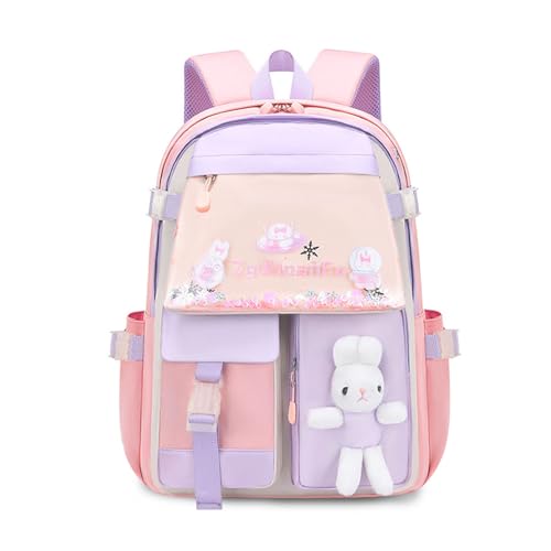 FANDARE Niedlich Kinderrucksack Kinder Rucksack Schulranzen Mädchen Junge Schulrucksack Büchertaschen Wasserdicht Leichtgewicht Schulranzen Schultertasche für Outdoor Reisen Schule Daypacks Rosa FANDARE Niedlich Kinderrucksack Kinder Rucksack Schulranzen Mädchen Junge Schulrucksack Büchertaschen Wasserdicht Leichtgewicht Schulranzen Schultertasche für Outdoor Reisen Schule Daypacks Rosa von FANDARE