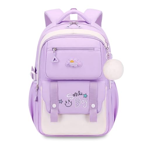 FANDARE Princess Kinderrucksack Mädchen Kinder Rucksack Back to School Rucksack Schulrucksack Teenager Tagesrucksack Schulranzen mit reflektierenden Streifen Schule Daypacks Jungen Büchertaschen Lila FANDARE Princess Kinderrucksack Mädchen Kinder Rucksack Back to School Rucksack Schulrucksack Teenager Tagesrucksack Schulranzen mit reflektierenden Streifen Schule Daypacks Jungen Büchertaschen Lila von FANDARE