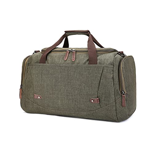 FANDARE Reisetasche Große Sporttasche Segeltuch Schultertasche Tote Handtasche Männer Weekender Tasche Kliniktasche Schwimmtasche Trainingstasche für Frauen Männer Crossbody Bag Grün FANDARE Reisetasche Große Sporttasche Segeltuch Schultertasche Tote Handtasche Männer Weekender Tasche Kliniktasche Schwimmtasche Trainingstasche für Frauen Männer Crossbody Bag Grün von FANDARE