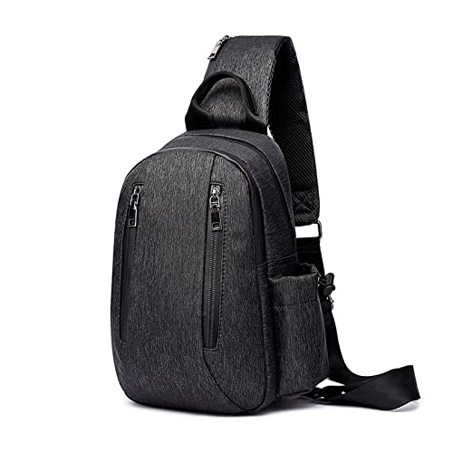 FANDARE Retro Brusttasche Sling Bag Sling Rucksack Schultertasche Crossbody Bag Business Umhängetasche Sporttasche Herren Reisen Wandern Wasserdicht Nylon Daypacks Schwarz FANDARE Retro Brusttasche Sling Bag Sling Rucksack Schultertasche Crossbody Bag Business Umhängetasche Sporttasche Herren Reisen Wandern Wasserdicht Nylon Daypacks Schwarz von FANDARE