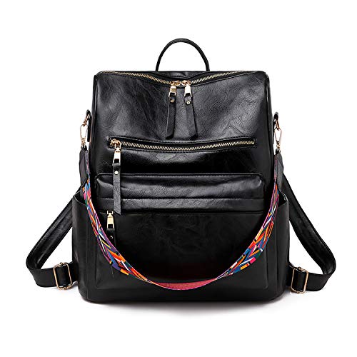 FANDARE Retro Rucksack Damen 3 in 1 Handtasche Mädchen Schultasche Wasserdicht Schultertasche Schulrucksack Casual Daypacks für Pendeln Reise Campus Sport Schulranzen Rucksäcke Dauerhaft PU Schwarz FANDARE Retro Rucksack Damen 3 in 1 Handtasche Mädchen Schultasche Wasserdicht Schultertasche Schulrucksack Casual Daypacks für Pendeln Reise Campus Sport Schulranzen Rucksäcke Dauerhaft PU Schwarz von FANDARE