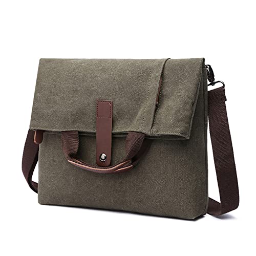 FANDARE Retro Umhängetasche Handtasche Schultertasche Herrentasche Segeltuch Kuriertasche Messenger-Bags Aktentasche für Herren Damen Arbeit Reise Schule Hochschule Arbeit Outdoor Schulranzen Grün FANDARE Retro Umhängetasche Handtasche Schultertasche Herrentasche Segeltuch Kuriertasche Messenger-Bags Aktentasche für Herren Damen Arbeit Reise Schule Hochschule Arbeit Outdoor Schulranzen Grün von FANDARE