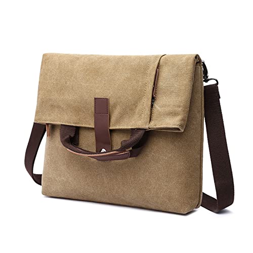 FANDARE Retro Umhängetasche Handtasche Schultertasche Herrentasche Segeltuch Kuriertasche Messenger-Bags Aktentasche für Herren Damen Arbeit Reise Schule Hochschule Arbeit Outdoor Schulranzen Khaki FANDARE Retro Umhängetasche Handtasche Schultertasche Herrentasche Segeltuch Kuriertasche Messenger-Bags Aktentasche für Herren Damen Arbeit Reise Schule Hochschule Arbeit Outdoor Schulranzen Khaki von FANDARE
