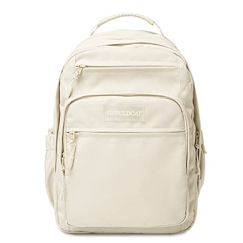 FANDARE Rucksack Schulrucksack Damen Herren Daypacks mit Laptopfach fü 15.6 Zoll Tagesrucksack Schulranzen Junge Mädchen Schultaschen für Universität Reisen Freizeit Wasserdichtes Polyester Beige FANDARE Rucksack Schulrucksack Damen Herren Daypacks mit Laptopfach fü 15.6 Zoll Tagesrucksack Schulranzen Junge Mädchen Schultaschen für Universität Reisen Freizeit Wasserdichtes Polyester Beige von FANDARE