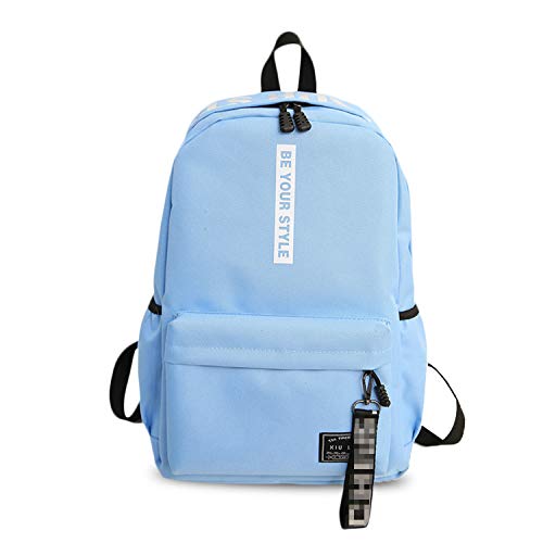 FANDARE Rucksäcke Schulrucksack Jungs Mädchen Schulranzen Teenager Schultasche für Herren Damen Schule Ranzen Reise Camping Casual Daypacks Polyester Hellblau FANDARE Rucksäcke Schulrucksack Jungs Mädchen Schulranzen Teenager Schultasche für Herren Damen Schule Ranzen Reise Camping Casual Daypacks Polyester Hellblau von FANDARE