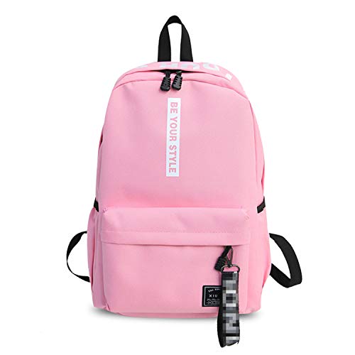 FANDARE Rucksäcke Schulrucksack Jungs Mädchen Schulranzen Teenager Schultasche für Herren Damen Schule Ranzen Reise Camping Casual Daypacks Polyester Neues Pink FANDARE Rucksäcke Schulrucksack Jungs Mädchen Schulranzen Teenager Schultasche für Herren Damen Schule Ranzen Reise Camping Casual Daypacks Polyester Neues Pink von FANDARE