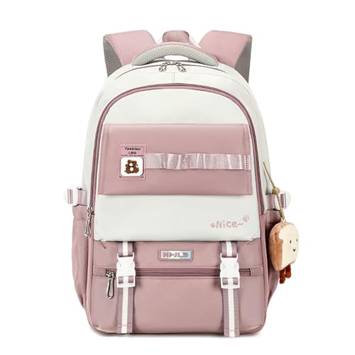 FANDARE Schulranzen Damen Herren Schulrucksack Mädchen Teenager Rucksack Schule mit Süßer Anhänger Junge Kinderrucksack Schultasche Daypack Tagesrucksack Uni Wasserdicht Daypack School Bag Lila FANDARE Schulranzen Damen Herren Schulrucksack Mädchen Teenager Rucksack Schule mit Süßer Anhänger Junge Kinderrucksack Schultasche Daypack Tagesrucksack Uni Wasserdicht Daypack School Bag Lila von FANDARE