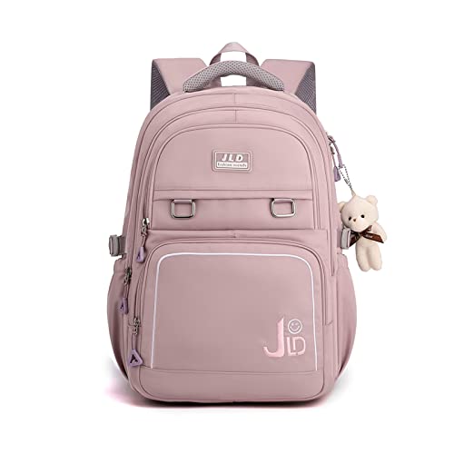 FANDARE Schulrucksack Schulrucksack Ultraleicht Daypacks Kinderrucksack Schultasche Jungen Mädchen Rucksack Schulranzen Outdoor Reise Daypacks mit Plüsch Anhänger Wasserdicht Nylon Violett FANDARE Schulrucksack Schulrucksack Ultraleicht Daypacks Kinderrucksack Schultasche Jungen Mädchen Rucksack Schulranzen Outdoor Reise Daypacks mit Plüsch Anhänger Wasserdicht Nylon Violett von FANDARE