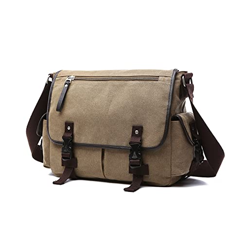 FANDARE Segeltuch Umhängetasche Herren Arbeitstasche Messenger Bag Schultertasche Aktentaschen passen 12,9-Zoll-Tablet Herrentasche zum Umhängen für Reise Schule Hochschule Arbeit Outdoor Schulranzen FANDARE Segeltuch Umhängetasche Herren Arbeitstasche Messenger Bag Schultertasche Aktentaschen passen 12,9-Zoll-Tablet Herrentasche zum Umhängen für Reise Schule Hochschule Arbeit Outdoor Schulranzen von FANDARE