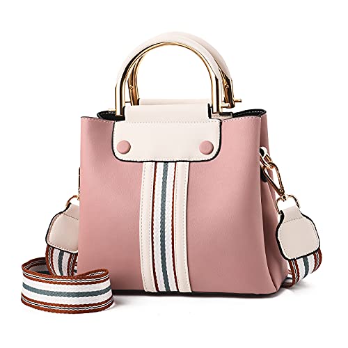 FANDARE Tragbar Umhängetasche Damen Klein Schultertasche Handtaschen Frauen PU Leder Wasserdicht Freizeit Sports Arbeit Outdoor Reise Messenger-Bags Rosa FANDARE Tragbar Umhängetasche Damen Klein Schultertasche Handtaschen Frauen PU Leder Wasserdicht Freizeit Sports Arbeit Outdoor Reise Messenger-Bags Rosa von FANDARE