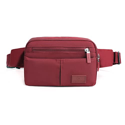 FANDARE Ultraleicht Bauchtasche Brusttasche Gürteltasche Hüfttasche Sport Sling Bag Damen Umhängetaschen Schultertasche Handytasche zum Umhängen Crossover Daypacks Reisen Crossbody Pack Weinrot FANDARE Ultraleicht Bauchtasche Brusttasche Gürteltasche Hüfttasche Sport Sling Bag Damen Umhängetaschen Schultertasche Handytasche zum Umhängen Crossover Daypacks Reisen Crossbody Pack Weinrot von FANDARE