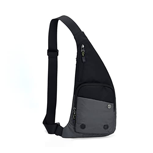 FANDARE Ultraleicht Brusttasche Sling Bag Herren Damen Bauchtasche Umhängetaschen Schultertasche Crossover Daypacks für Outdoor Reisen Camping Wanderrucksäcke Crossbody Pack Dunkelgrau FANDARE Ultraleicht Brusttasche Sling Bag Herren Damen Bauchtasche Umhängetaschen Schultertasche Crossover Daypacks für Outdoor Reisen Camping Wanderrucksäcke Crossbody Pack Dunkelgrau von FANDARE