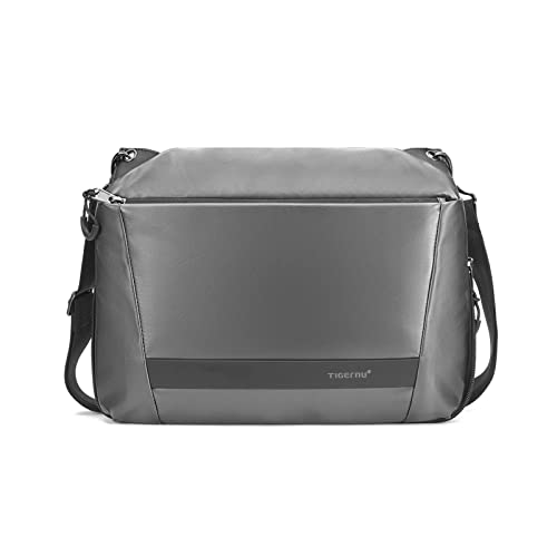 FANDARE Umhängetasche Herren Arbeitstasche Erweiterbar Messenger Bag Schultertasche Herrentasche Kuriertasche zum Umhängen Reise Schule Hochschule Arbeit Outdoor Schulranzen Wasserdicht TPU Silber FANDARE Umhängetasche Herren Arbeitstasche Erweiterbar Messenger Bag Schultertasche Herrentasche Kuriertasche zum Umhängen Reise Schule Hochschule Arbeit Outdoor Schulranzen Wasserdicht TPU Silber von FANDARE