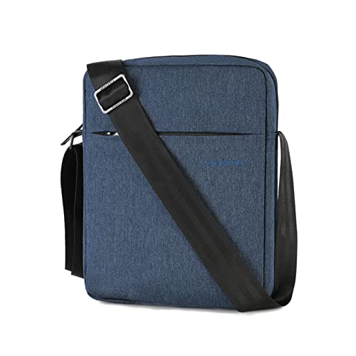 FANDARE Umhängetasche Herren Arbeitstasche Messenger Bag Schultertasche Herrentasche Kuriertasche zum Umhängen für Reise Schule Hochschule Arbeit Outdoor Schulranzen Blau von FANDARE