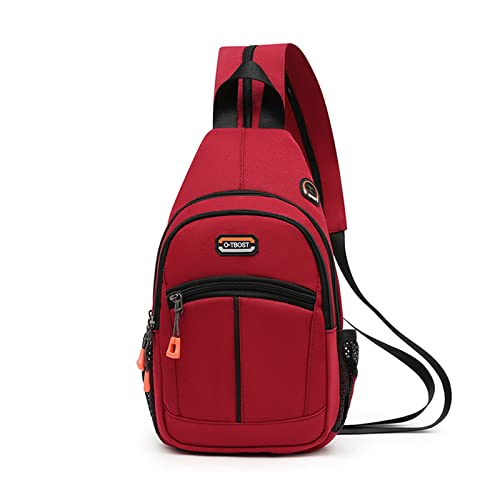 FANDARE Unisex Brusttasche Sling Bag Schulrucksack Sporttasche Herren Damen Schulranzen Umhängetaschen Crossover Rucksack Schultertasche für Outdoor Reisen Camping Wanderrucksäcke Daypacks Weinrot FANDARE Unisex Brusttasche Sling Bag Schulrucksack Sporttasche Herren Damen Schulranzen Umhängetaschen Crossover Rucksack Schultertasche für Outdoor Reisen Camping Wanderrucksäcke Daypacks Weinrot von FANDARE