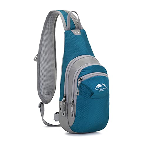 FANDARE Unisex Brusttasche Sport-Schultertaschen Sling Bag Herren Damen Umhängetaschen Crossover Rucksack Schultertasche Daypacks für Outdoor Reisen Camping Wanderrucksäcke Crossbody Pack Dunkelblau FANDARE Unisex Brusttasche Sport-Schultertaschen Sling Bag Herren Damen Umhängetaschen Crossover Rucksack Schultertasche Daypacks für Outdoor Reisen Camping Wanderrucksäcke Crossbody Pack Dunkelblau von FANDARE