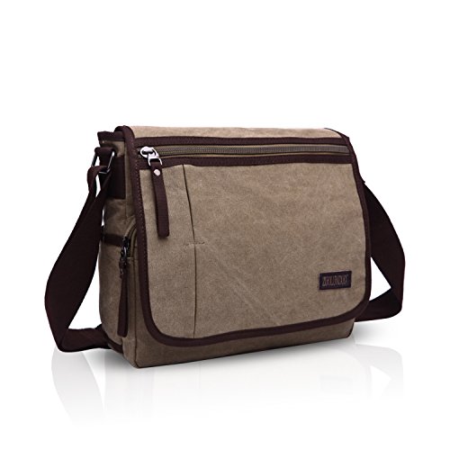 FANDARE Unisex Umhängetasche Herrentasche Segeltuch Damen Schultertasche Lehrertasche Laptoptasche für 10.9 Zoll Notebook Kuriertasche Große Aktentasche Schule Freizeit Reise Business Messenger Bag FANDARE Unisex Umhängetasche Herrentasche Segeltuch Damen Schultertasche Lehrertasche Laptoptasche für 10.9 Zoll Notebook Kuriertasche Große Aktentasche Schule Freizeit Reise Business Messenger Bag von FANDARE