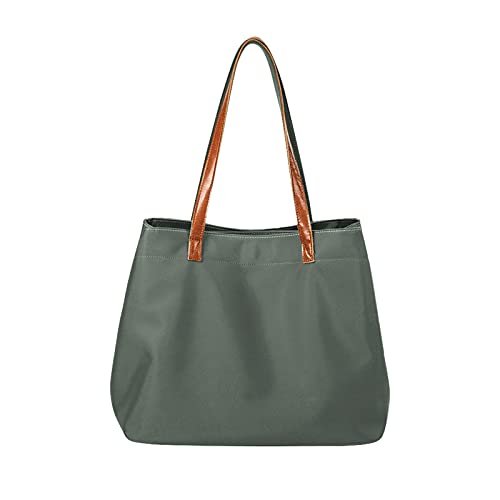 FANDARE Vintage Handtaschen Damen Schultertasche Henkeltasche Tragetasche Wasserdicht Nylon Frauen Schulranzen Arbeitstasche für 15 Zoll Laptop Reisen Arbeit Grün M FANDARE Vintage Handtaschen Damen Schultertasche Henkeltasche Tragetasche Wasserdicht Nylon Frauen Schulranzen Arbeitstasche für 15 Zoll Laptop Reisen Arbeit Grün M von FANDARE