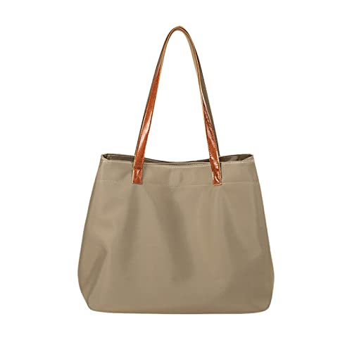 FANDARE Vintage Handtaschen Damen Schultertasche Henkeltasche Tragetasche Wasserdicht Nylon Frauen Schulranzen Arbeitstasche für 15 Zoll Laptop Reisen Arbeit Khaki L FANDARE Vintage Handtaschen Damen Schultertasche Henkeltasche Tragetasche Wasserdicht Nylon Frauen Schulranzen Arbeitstasche für 15 Zoll Laptop Reisen Arbeit Khaki L von FANDARE