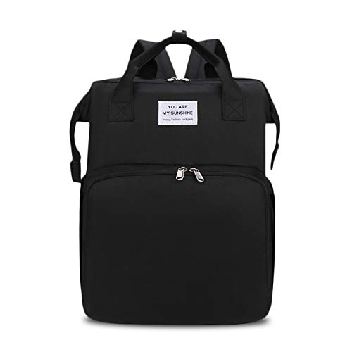 FANDARE Windelrucksack Wickeltasche Rucksack Babytaschen mit Bett Babyrucksack Schultasche Teenager Mädchen Rucksäcke Schulranzen Große Reise Mommy Daypacks Damen Herren Faltbares Kinderbett Schwarz FANDARE Windelrucksack Wickeltasche Rucksack Babytaschen mit Bett Babyrucksack Schultasche Teenager Mädchen Rucksäcke Schulranzen Große Reise Mommy Daypacks Damen Herren Faltbares Kinderbett Schwarz von FANDARE