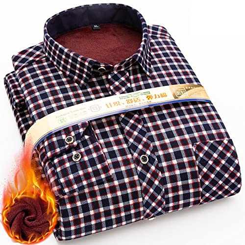 FANGDADAN Dickes Warmes Hemd - Herren Western Warm Shirt , Kariertes Button Down Regular Fit Hemd, Streifen Langarm Flanell Freizeittop, Heavy Weight Fleece Sherpa Jacke S , 6XL,Style 9,3XL FANGDADAN Dickes Warmes Hemd - Herren Western Warm Shirt , Kariertes Button Down Regular Fit Hemd, Streifen Langarm Flanell Freizeittop, Heavy Weight Fleece Sherpa Jacke S , 6XL,Style 9,3XL von FANGDADAN